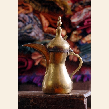 Cafetière en cuivre